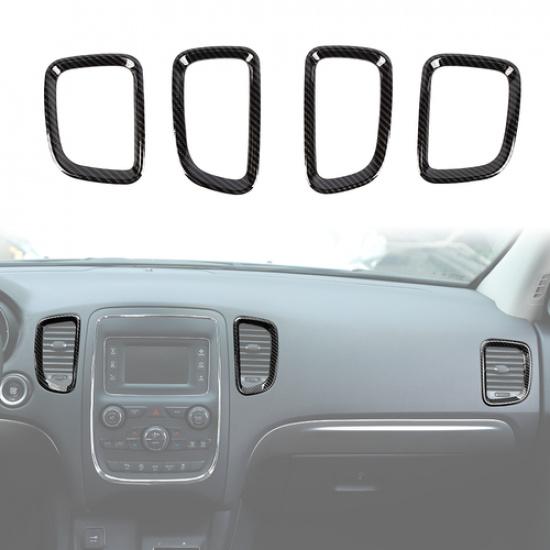 För 2011-20 Dodge Durango luftkonditioneringsventil utloppsring skyddslister tillbehör