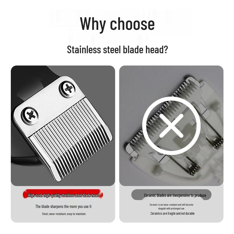 AUX Wired Electric Hair Clipper for Adults CN plug (adapter included)