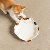 Cat Shape Ceramic Dessert Plate Japanese-style Dish Plate Cute Dessert Party Plate Home Desktop Snack Fruit Dessert Plates