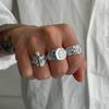 Liquid Metal Ring Men's Light Luxury Niche High-end Retro Fashion Personality Men's Ring Hand Accessories