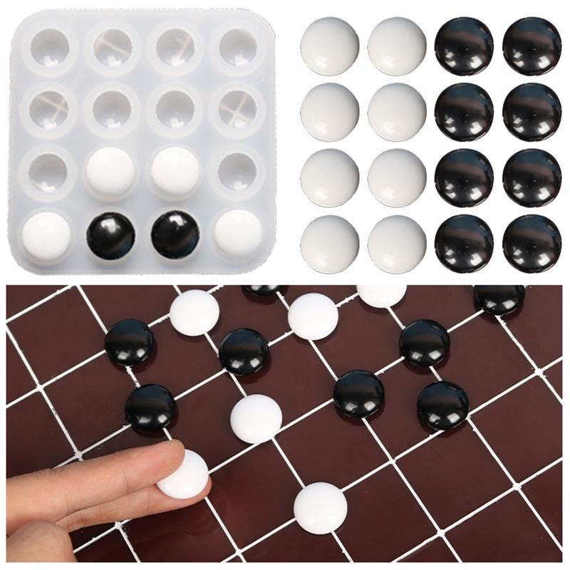 Checkerboard Game Board Mould Family Game Board Mould Puzzle Chess Game Math Game Suitable for Children and Adults