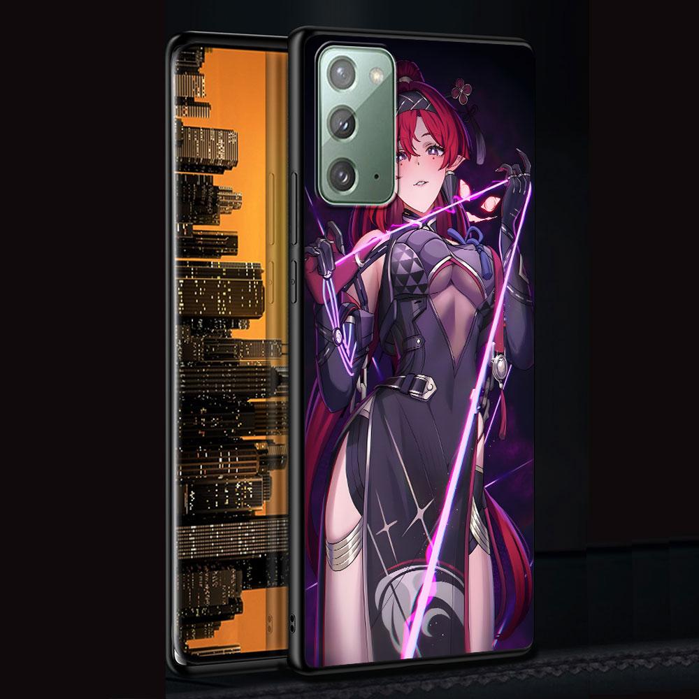 

Wuthering Waves Yin lin Case for Samsung Galaxy Note 20 Ultra 10 Plus 9 8 TPU Phone Cover Note 10 Lite Black Soft Shell Funda Samsung Note 8