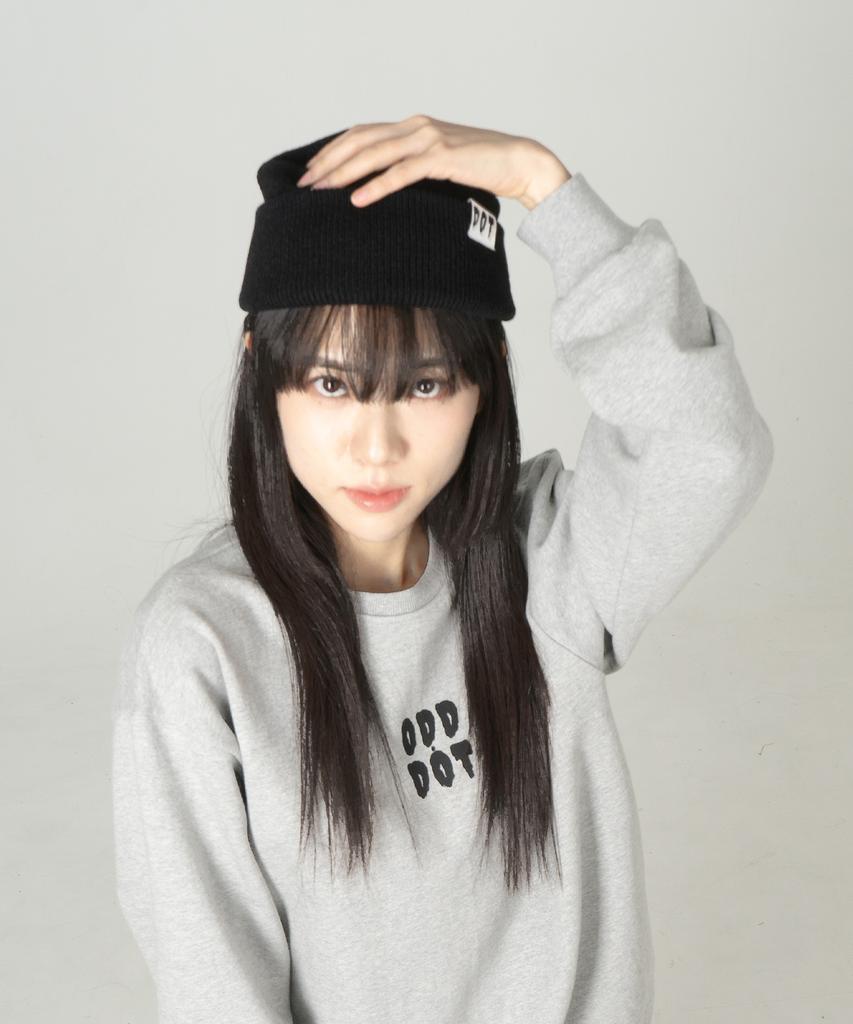 ODD DOT Logo Acrylic Beanie_Black