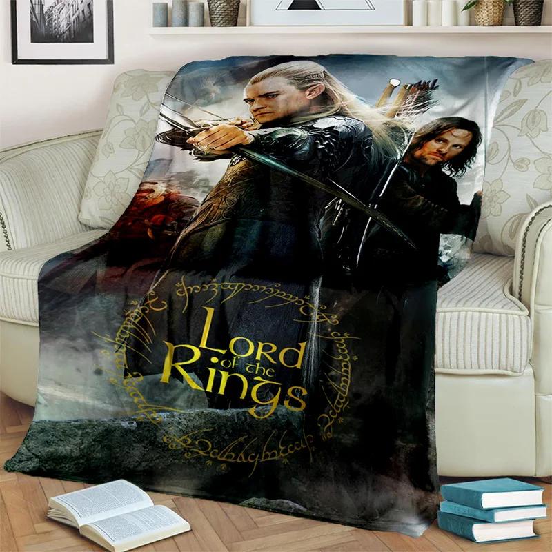 L-Lord of the Rings H-Hobbit HD Blanket,Soft Throw Blanket for Home Bedroom Bed Sofa Picnic Travel Office Cover Blanket Kids 3D