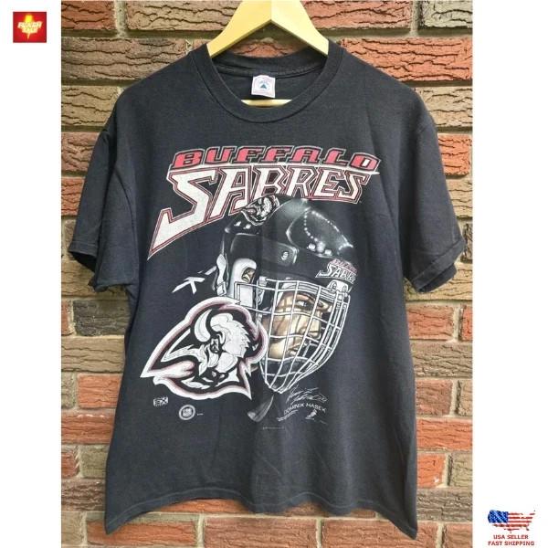 Vintage 1996 Buffalo D0minik Hasek NHL T Shirt Unisex T-Shirt XL