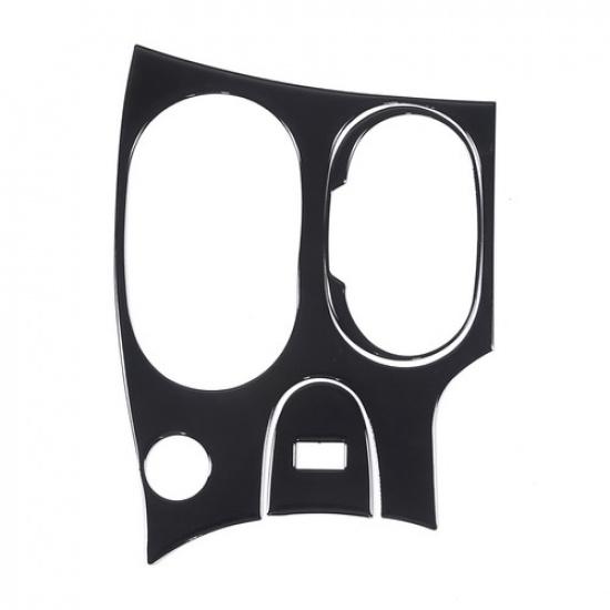 Glossy Piano Black Central Console Gear Shift Trim Sticker For Corvette C6 05-13