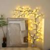 Enchanted Willow Vine Fairy Lights - 7.5Ft Christmas Decorations Twinkling Tree Branch with Remote Control, 144 LEDs Twinkle String Lights for Wall