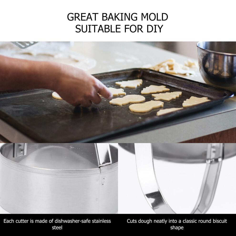 Circle Biscuit Cutter Stainless Steel 3 Pieces