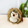 PP Cotton Hedgehog Doll Keychain Lifelike Hedgehog Plush Toy Hedgehog Plush Pendant  Bag Decoration