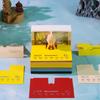 LED Light 2027 Desk Calendar with Artistic 3D Tear-away Feature Perfect for Desktop Organization