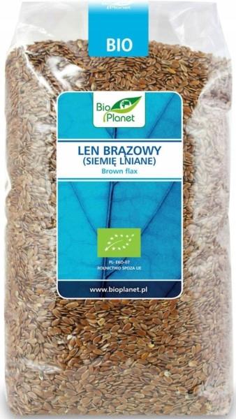BROWN FLAX (LINSEED) ORGANIC 1 kg - BIO PLANET