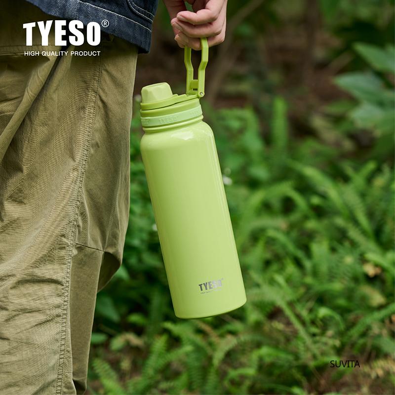 Tyeso Thermos Water Bottle Stainless Steel Portable Sport Vacuum Flask Keeps Cold and Heat Thermal Mug Car Insulated Tumbler Cup