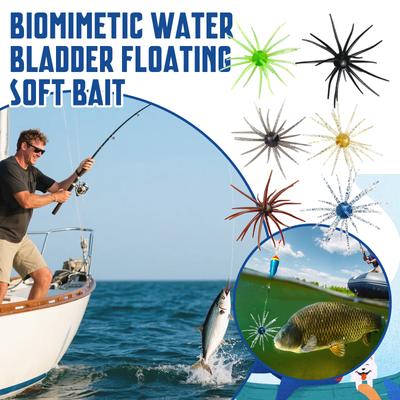 TPE Biomimetische Seeigel, Weich, Schwarze Wasserigelbälle, Schwimmend Weich, UNI in Box