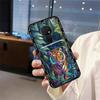 Protective Dirt-resistant Phone Case For Nokia 6.2/7.2 TPU Silicone Cute Back Cover Graffiti Durable Anti-knock Card Bag