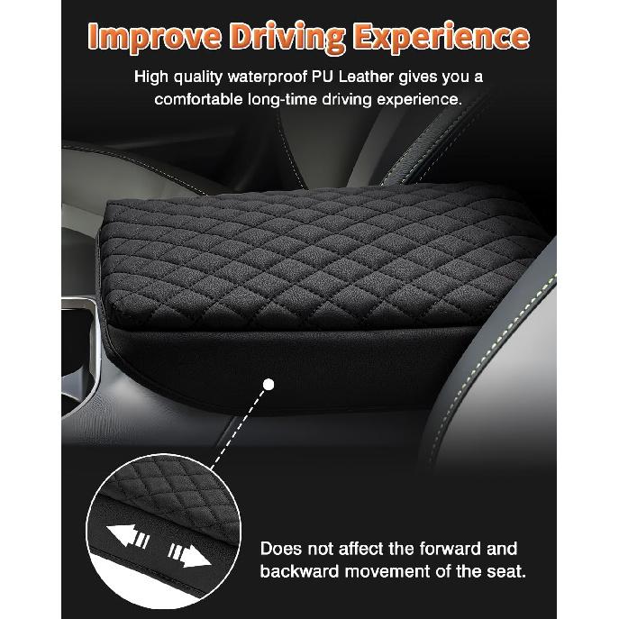 Shademax Center Console Cover For Subaru Outback -2025 2026 Accessories Armrest Cover Cushion Pad For Subaru Outback Wilderness/Base/Premium/Onyx