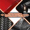 Red Carbon fiber Dashboard Center Console Trim Cover For BMW 5 Series G60 i5 24+