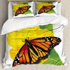 Bettbezug Lila Traum Schmetterling Rose Bettwäsche Digitaldruck Dreiteiliges Set Für Schlafzimmer