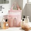 Breathable Mesh Tote With Zipper And Handle Portable Bath Organizer Bag For College Dorm Gym And Travel