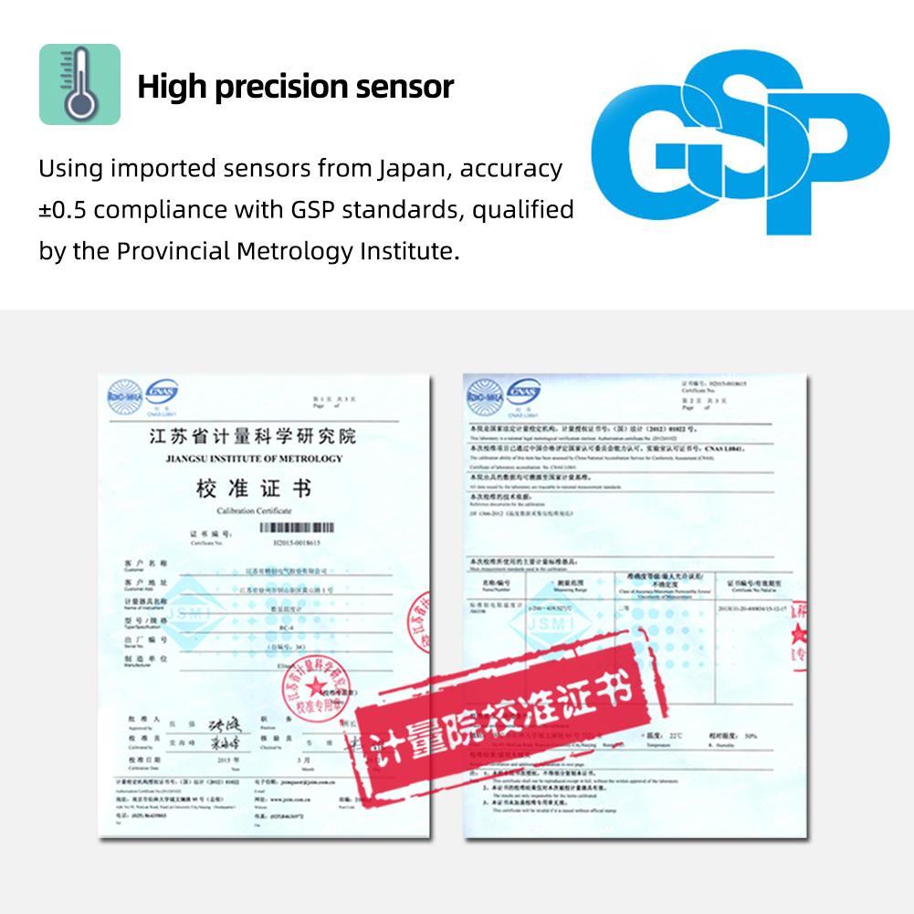 RC-4HC Temperature&Humidity Data Logger With USB Connection External Probe High Precision Sensor And Automatic Report Generation