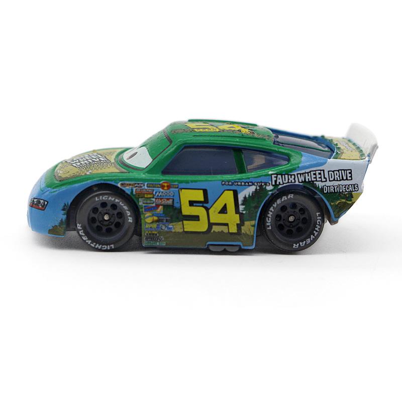 Mixed Batch Alloy Racing Car Models: White Apple 51, 4, 8, 28, 36