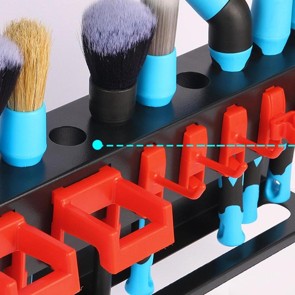 Spray Bottle Storage Rack Car Cleaning Brush Holder Wall Mounted Brush Organizer Auto Cleaning Detailing Tools Storage Hanger