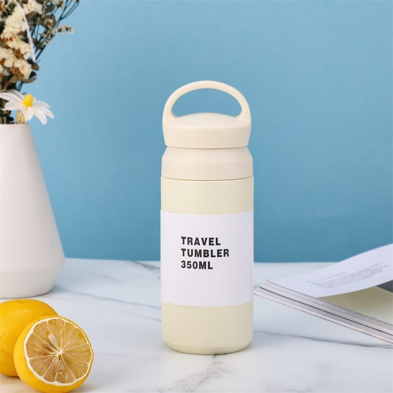 Edelstahl Vakuumbecher Student Outdoor Tragbar Element Tasse Herren und Damen Tragbarer Kaffeebecher