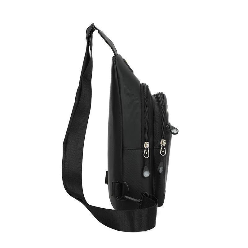 Outdoor Cycling Chest Bag Large Capacity Multi-Layer Shoulder Bag Multi-Functional Men's Crossbody Bag