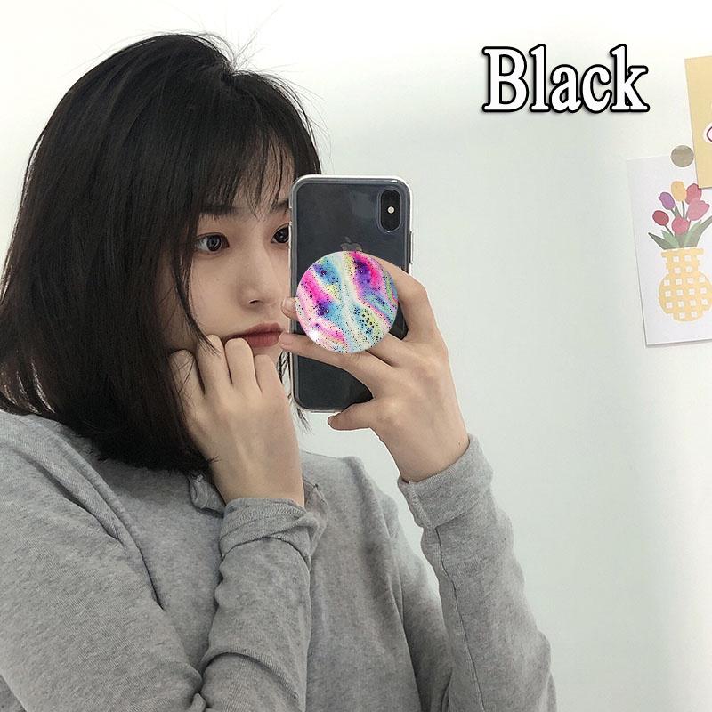 Artistic Quicksand Support Holders Supports For Mobile Tablets Retractable Finger Grip Holder