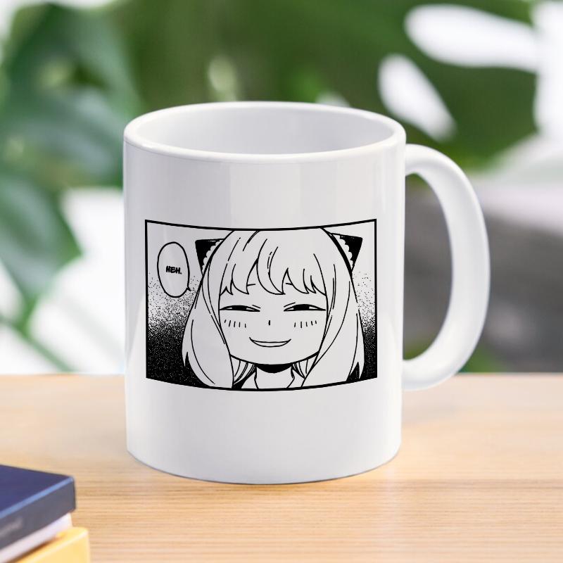 Spy X Family Anya kubek do kawy kubek Loid Yor fałszerz kubki ceramiczne dla dzieci chłopcy herbata kawa z mlekiem naczynia do picia prezent dla przyjaciela