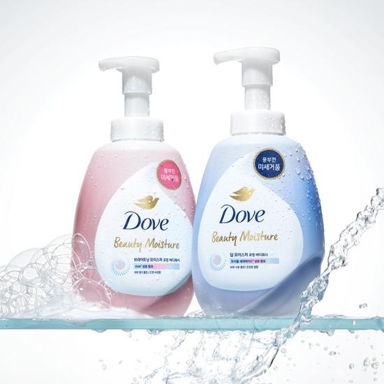 Dove Moisture Foaming Body Wash (2 types) (Deep Moisture/Brightening)