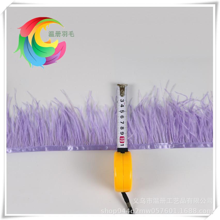 8-10Cm Ostrich Hair Cloth Edge Various Colors Optional Feather Lace Clothing Earrings Diy Decoration