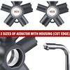 Useful 10 in 1 Faucet Aerator Removal Tool Plastic Installation Wrench Faucet Aerator Key Multifunctional Faucet Repair Spanner