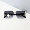 Frameless Trimmed Sunglasses, Fashionable And Simple Sunglasses, Women'S High-End Retro Square Sunglasses