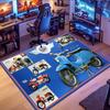 Simson Oldtimer Motorrad Teppich, geeignet für Wohnzimmer, Schlafzimmer, Spielzimmer, Computerraum und Heimdekoration.