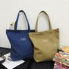 Women's Thickened Canvas Trade Messenger Bag Washed To Work Handbag Large Capacity Trend Urban Literature and Art Student Bag