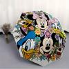 1pc Mickey Mouse Automatic Folding Umbrella: Compact 8-rib Design Cartoon Travel Companion for Outdoor, Casual Accessory