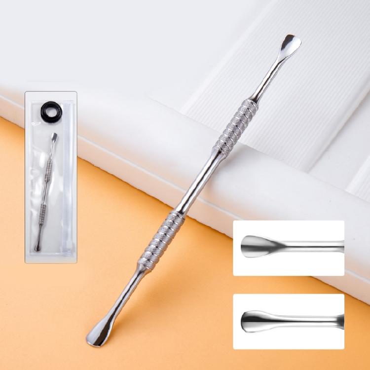 Cuticle Pusher Stainless Steel Nail Polishs Remover Metal Spatula Cuticle Pusher