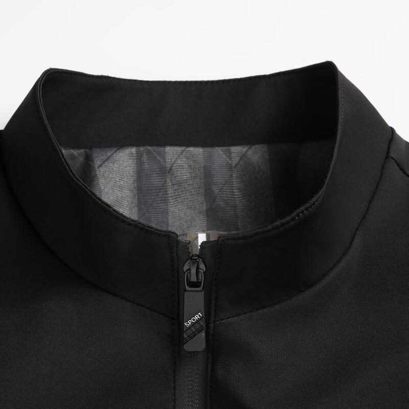 Shanshan Men's Stand Collar Windproof Casual Jacket