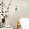Round Metal Tin Sign Cow Bathroom Tissue Holder Country Farmhouse Decor
