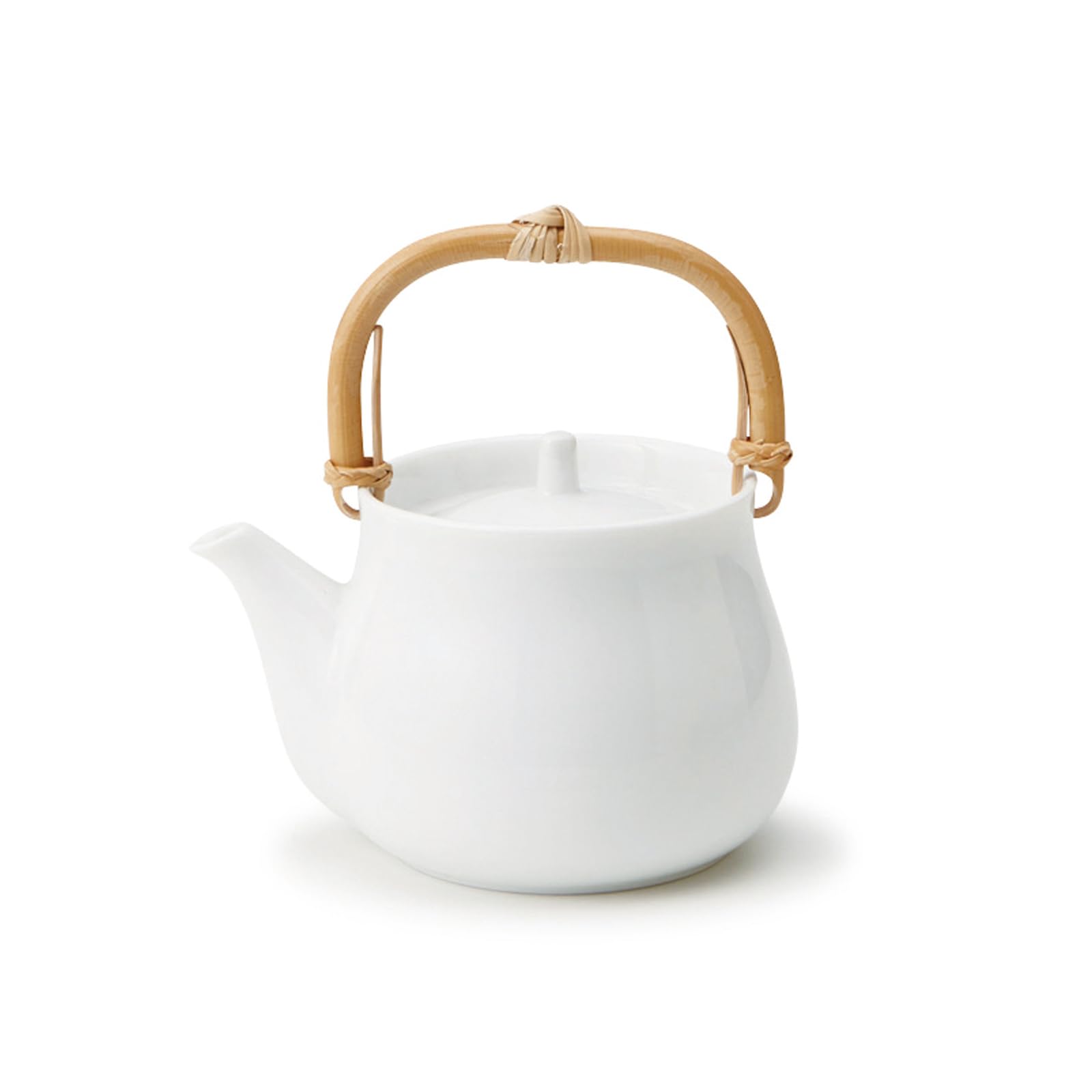 

Mino ware Miyama earthenware teapot with stainless steel approximately 350ml microwave and dishwasher white made in suitable for soup and a side dish белый
