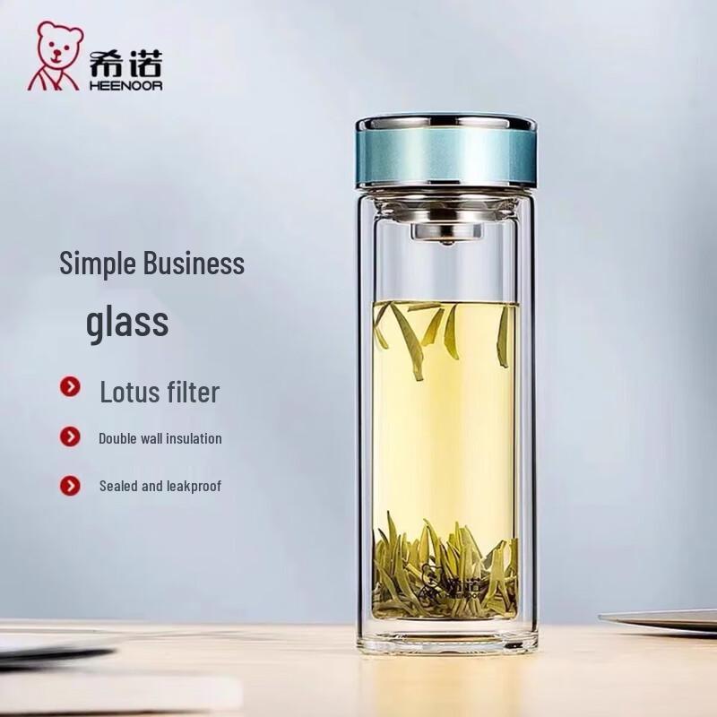 Xinuo Double Wall Borosilicate Glass Tumbler