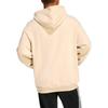 adidas Men's Casual Embroidered Logo Hoodie Beige JZ5066