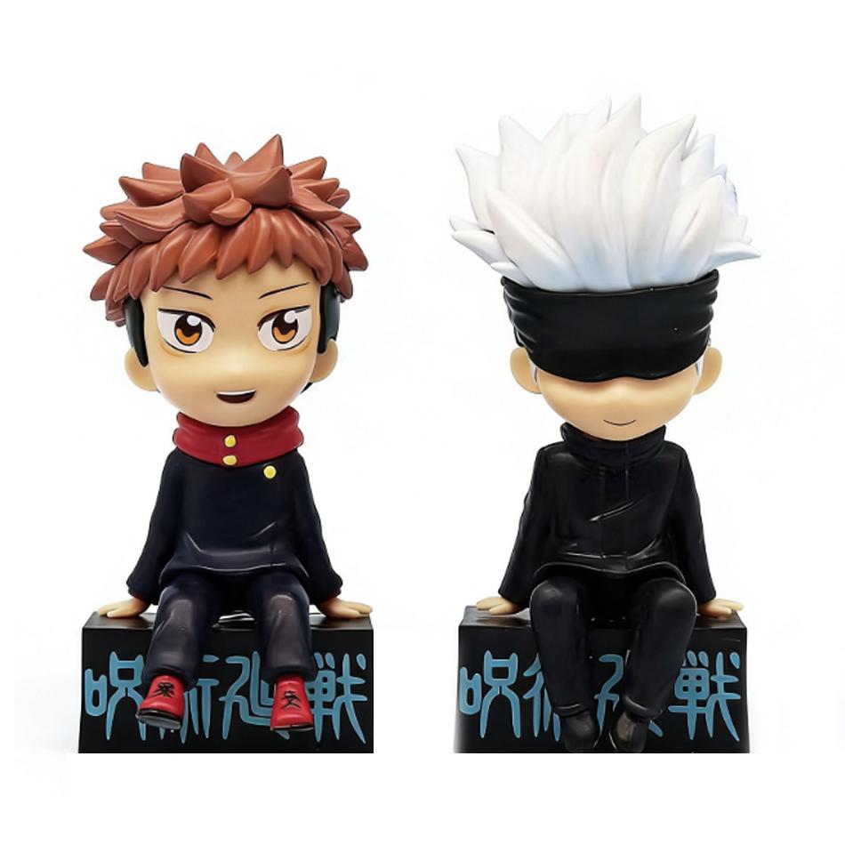11cm Jujutsu Kaisen Anime Figur Chibi Sitzende Serie Satoru Gojo/Geto Suguru Actionfigur Fushiguro Toji/Okkotsu Yuta Figur