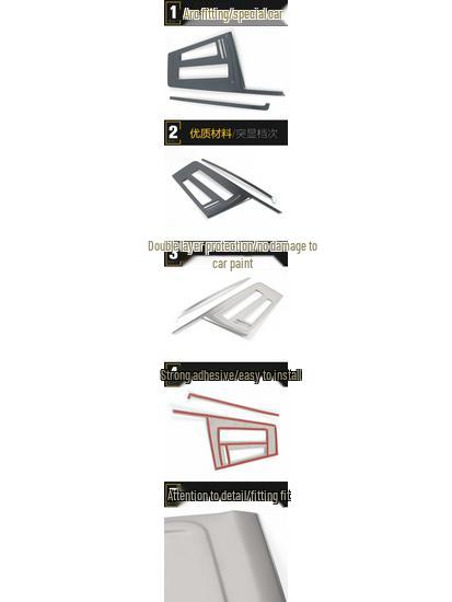 Compatible with 21 Golf 8 Models, This Set Includes Gear Shift Trim and Dashboard Decorative Stickers for the Center Console and Cup Holder.