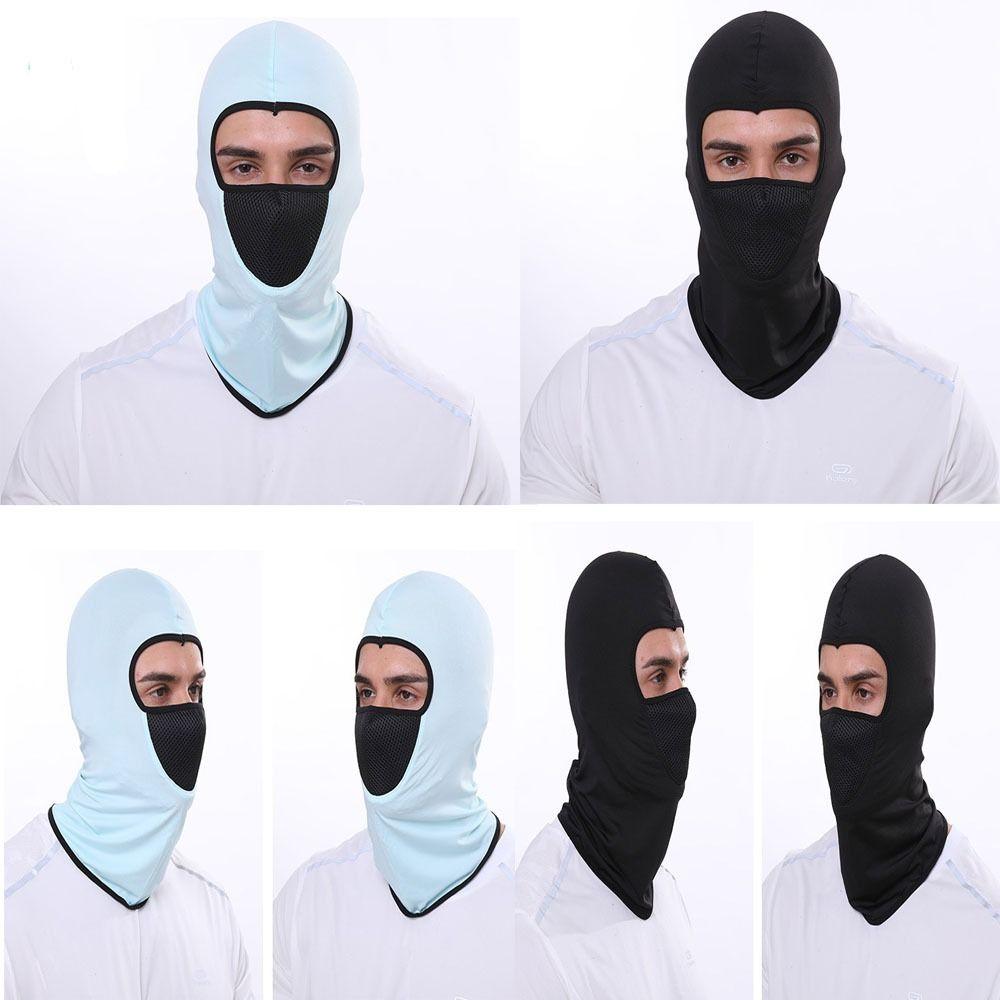 Bicycle Hat Cycling Balaclava Motorcycle Cycling Helmet Cooling Neck Full Face Cap  Summer