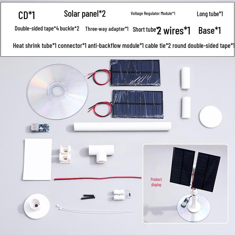 

Набор для научных экспериментов своими руками ручной работы для детей с солнечной зарядкой