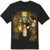Rock Rebel Men's Universal Monsters Full Color Collage T-Shirt Black