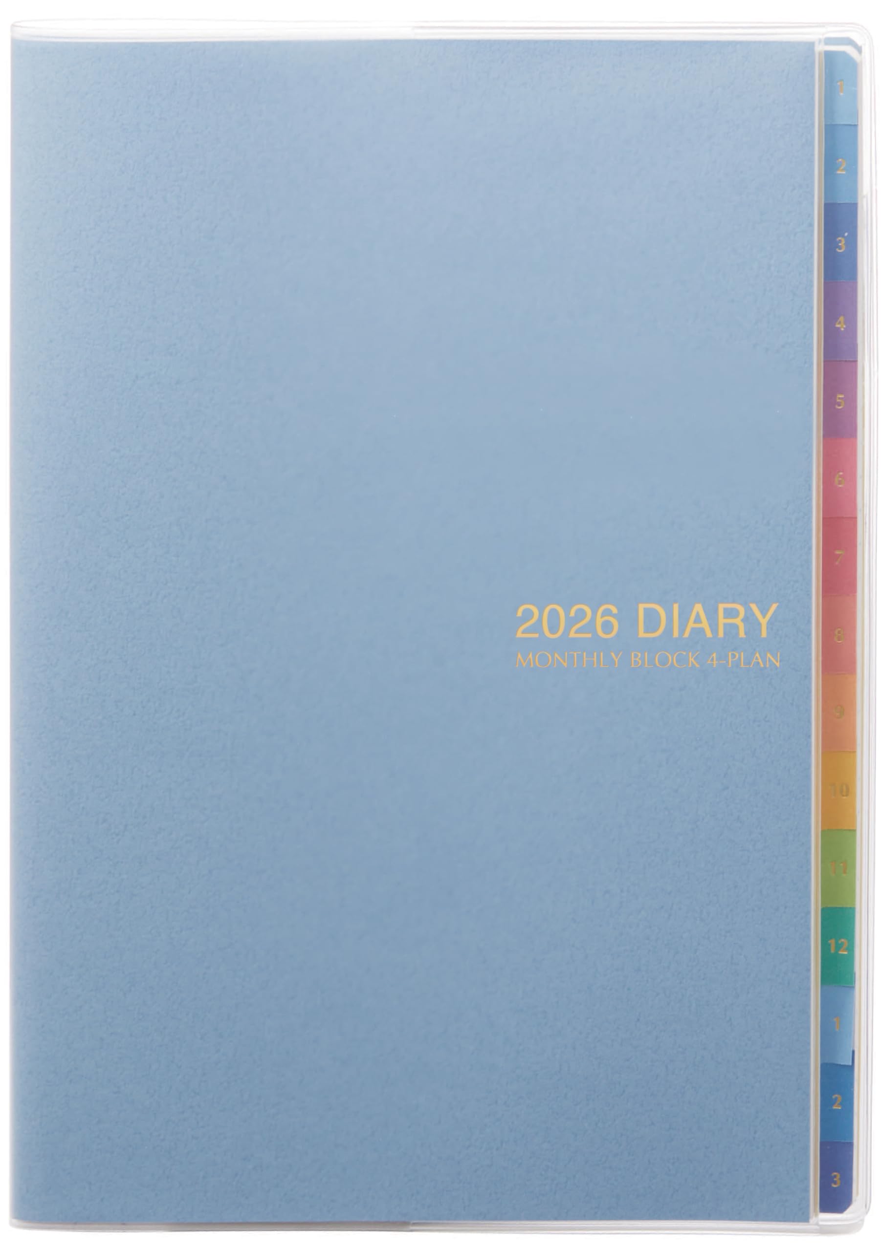 

Raymay Fujii 2026 Four Plan December Start Planner, Diary, Monthly, A5, Blue, RFD2654A, 2025, синий