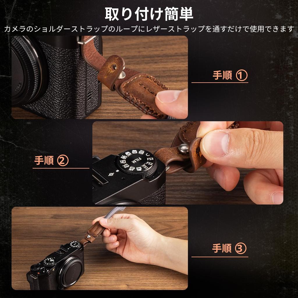 SmallRig Camera Neck Shoulder Adjustable Braided Camera Shoulder Strap with and Leather Pad for DSLR or Mirrorless Cameras 5057 Strap, O-Ring (Gray)