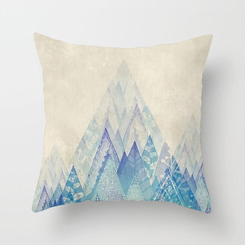 Bohemia Pillows Decor Home Ative  Car Sofa Cushion Cover Bed Pillowcase Boho Pillow Turquoise